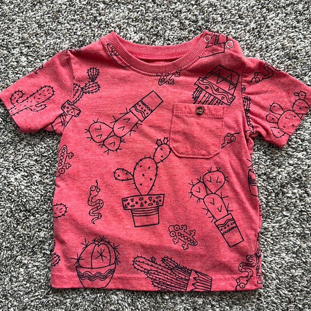 Cactus short sleeved T-shirt 12 monthS